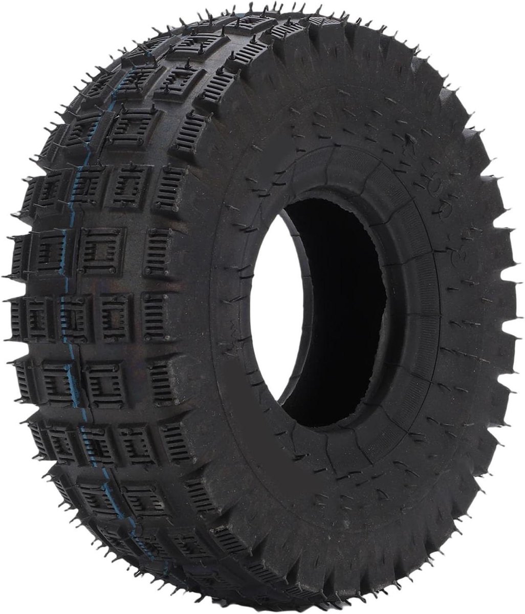 Buitenband en Binnenband - Scooter Banden Set - Offroad Rijden - Lekbestendig Rubber - 3.00-4 - Zwart
