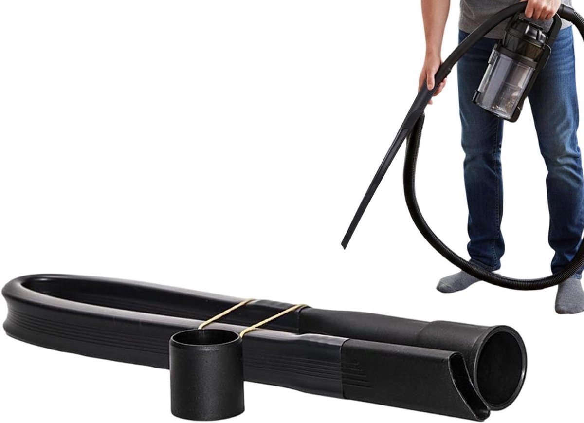 Stofzuiger Opzetstuk - Spleetreiniger Mondstuk - Diepe Reiniging - Plat Flexibel Ontwerp - 58.7 cm Lengte - Uniek