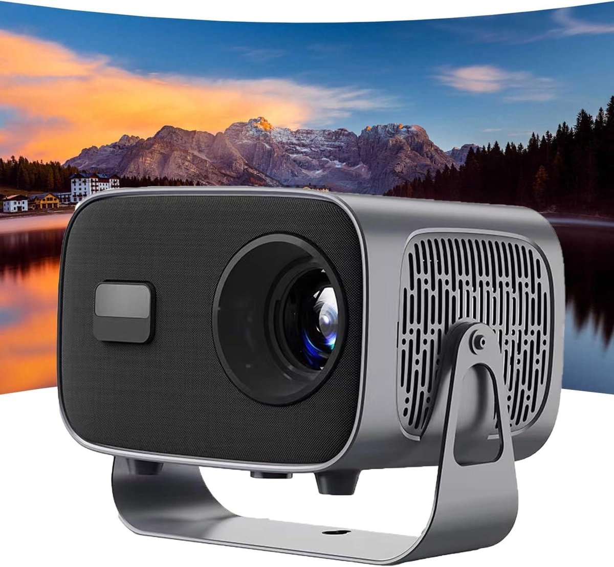 Draagbare Projector - Mini Beamer - Thuisbioscoop Creëren - Automatische Keystone - 200 Inch Scherm - Zwart