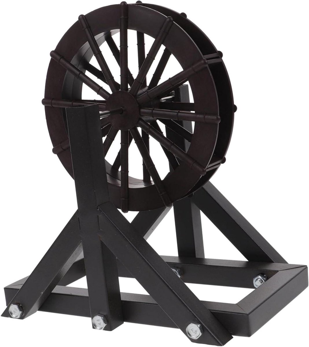 Water Rad - Fontein Wiel - Decoratie Aquarium - Kunstmatige Rotstuin - 22 cm - Zwart