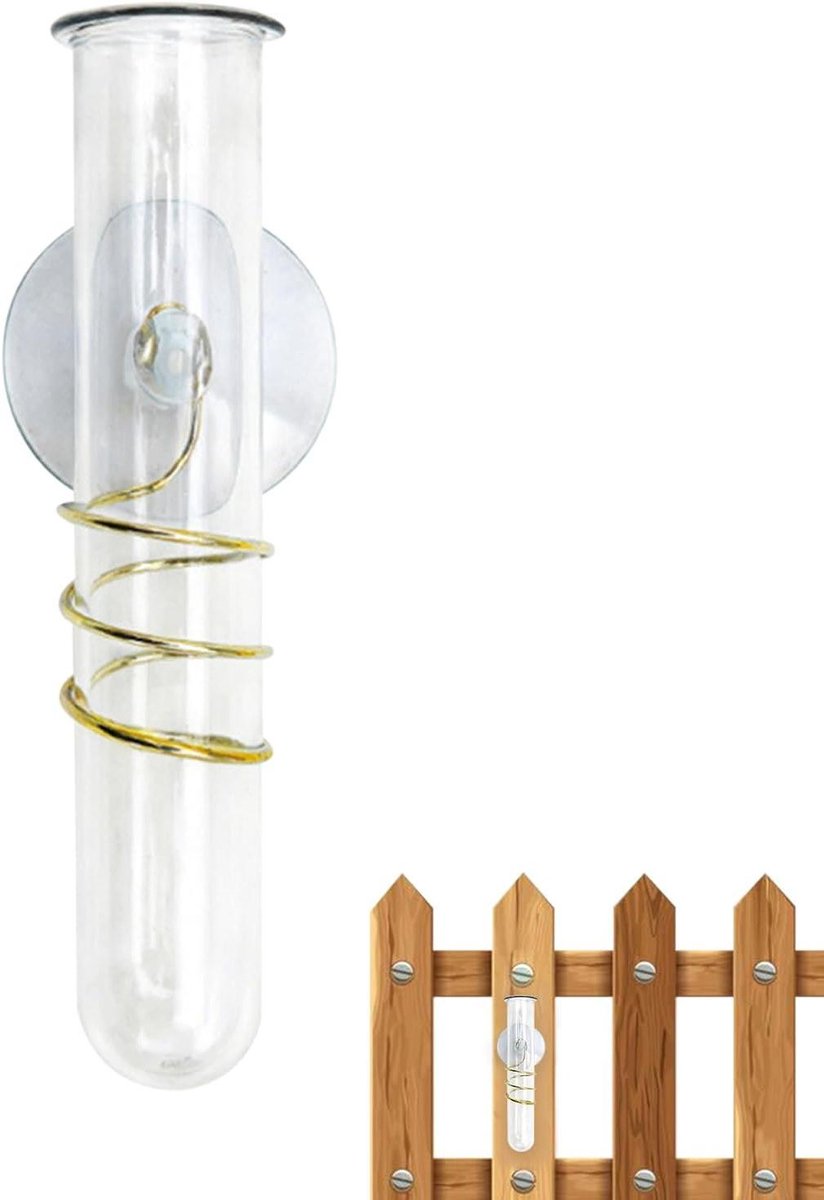 Regenmeter Buiten - Neerslagmeter Tuin - Weer Meten - Nauwkeurige Meting - 43 x 105 cm - Transparant