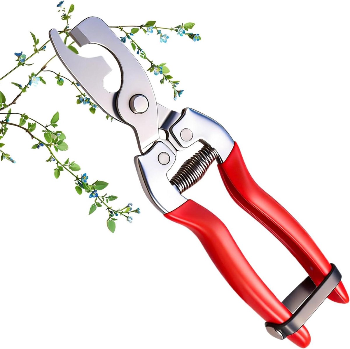 Snoeischaar Roestvrij Staal - Snoeiknipper Tuin - Planten Snoeien - Automatische Reset - 83x33 cm - Niet gespecificeerd
