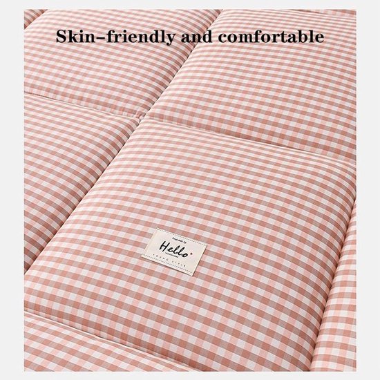 Japanse Futonmatras - Opvouwbaar Matras - Comfortabel Slapen - Extra Dikke Vulling - 180 x 200 cm - Grijs — afbeelding 5