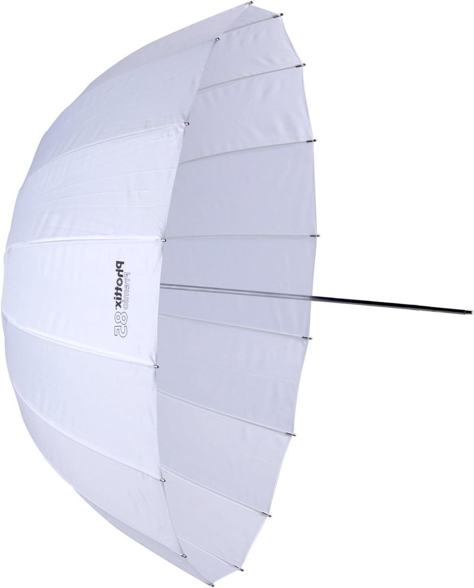 Doorschijnende Paraplu - Licht Paraplu - Studio Fotografie - Dieper Ontwerp - 85cm - Zwart