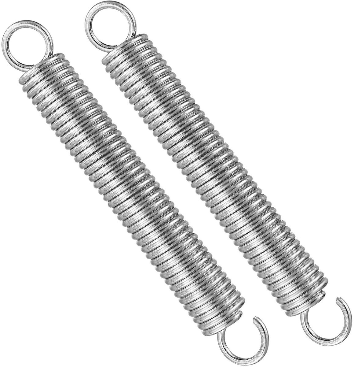 Dubbelhaak Tension Spring van Carbonstaal - Winding Spring voor Versterking en Ondersteuning (190 x 25 x 3.5mm)
