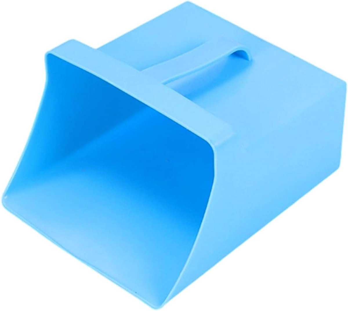 Voerschep - Emmer schep graan - Voer overscheppen - Zijhandgreep - 120 oz - Blauw