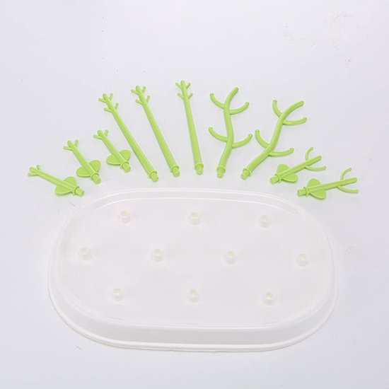 Fles Droogrek - Baby Organizer - Baby Spullen - Opvouwbaar Ontwerp - Compact Formaat - Roze — afbeelding 4