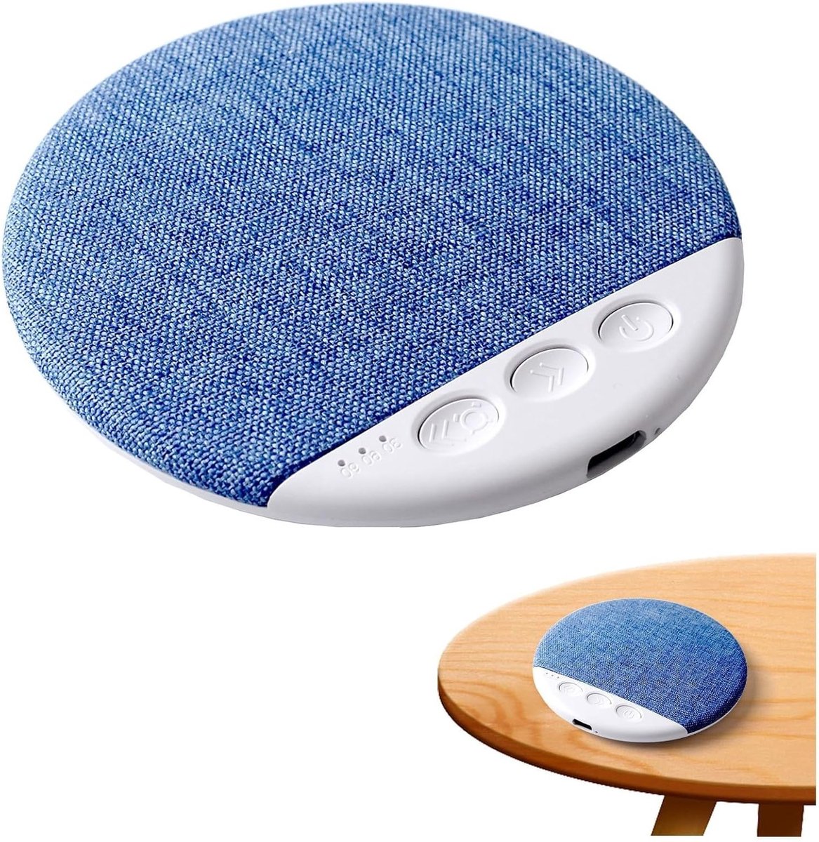 Ultra-dunne Bluetooth Kussenluidspreker met Witte Ruis Timer voor Slaap, Ideaal voor Zijslapers en Diepe Slaap, Mini Kussen Speakers voor Ontspanning en Geluidservaring