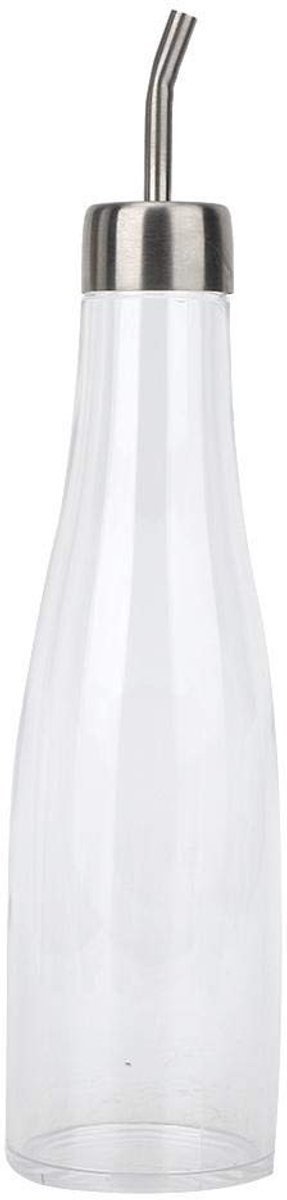 Cosensi - Dailygoods - Dailygoody - Olie fles - Acryl pot voor olie en azijn - Lekvrij en duurzaam - Transparant - Keuken accessoire - Geschikt voor koken - 300 ml