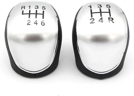 Versnellingspook Knop - Schakelknop Handbal - Rijcomfort Verbeteren - Ergonomisch R-vormig Design - 10x10 millimeter - Zilver — afbeelding 5