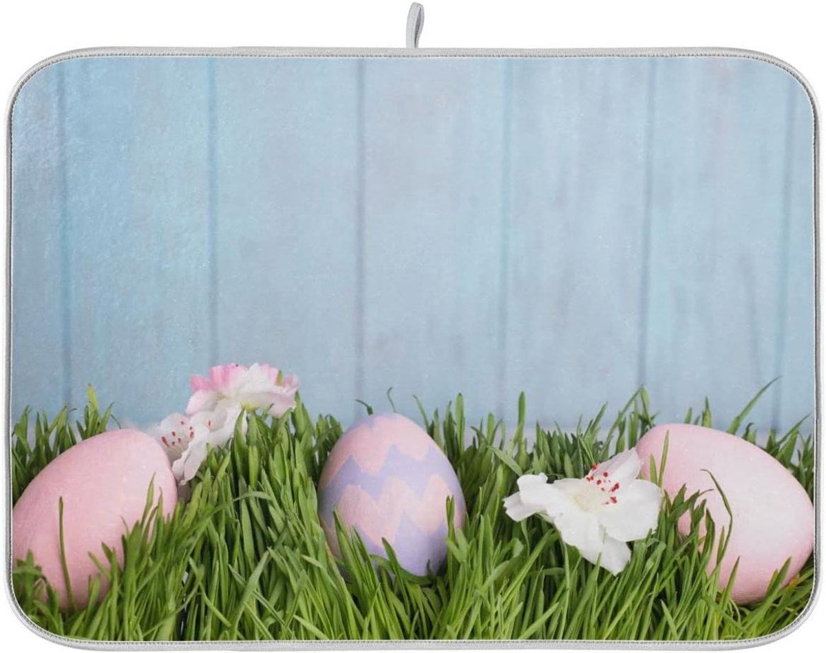 Drogenmat Keuken - Afwasmat - Aanrecht Beschermen - Ultra Absorberend - 41x46cm - Multicolor