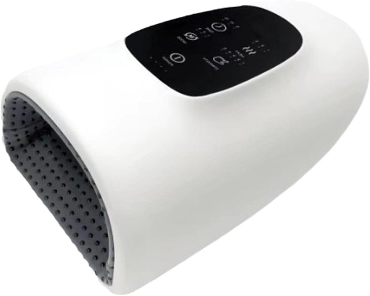 Hand Massager Elektrisch - Verwarmde Hand - Ontspanning Handen - 3D Luchtkussen - 21 cm - Grijs