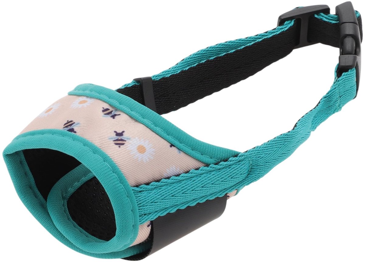Dailygoods - Verstelbare Ademende Muilkorf voor Honden, Groen