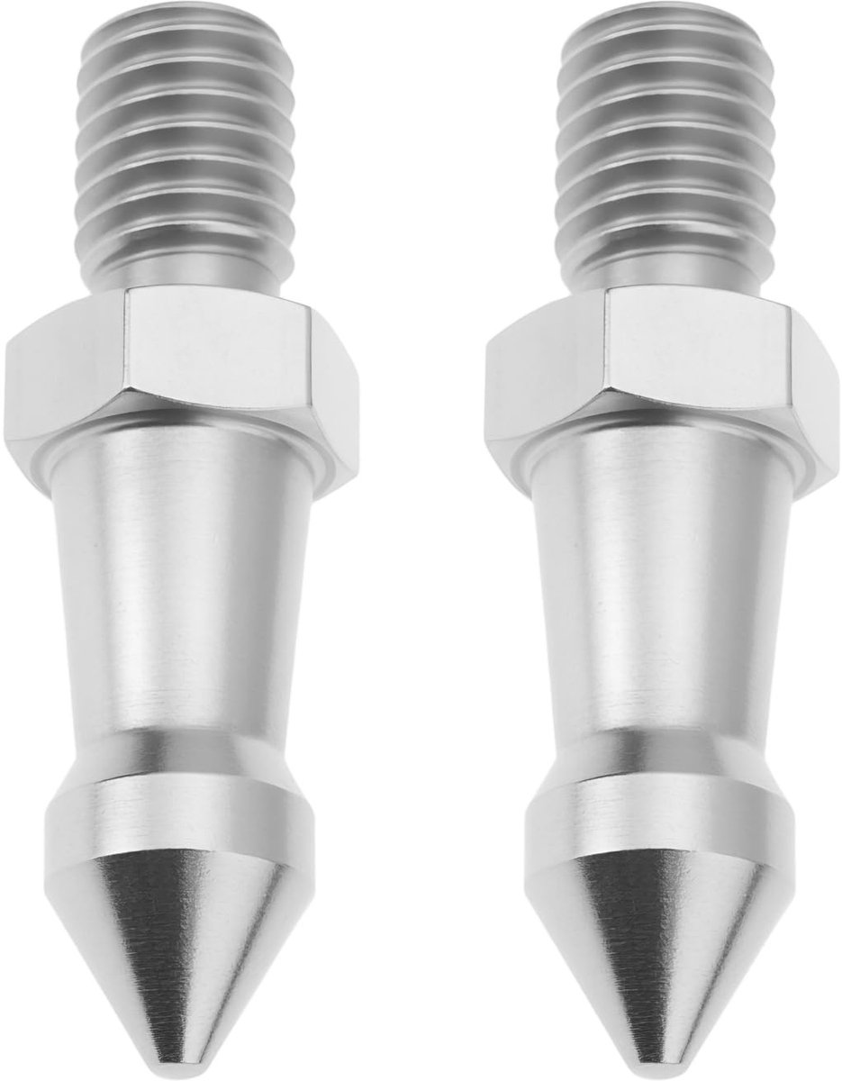 Dailygoods - 2 Stuks RVS Voet Spike voor Fotografische Apparatuur