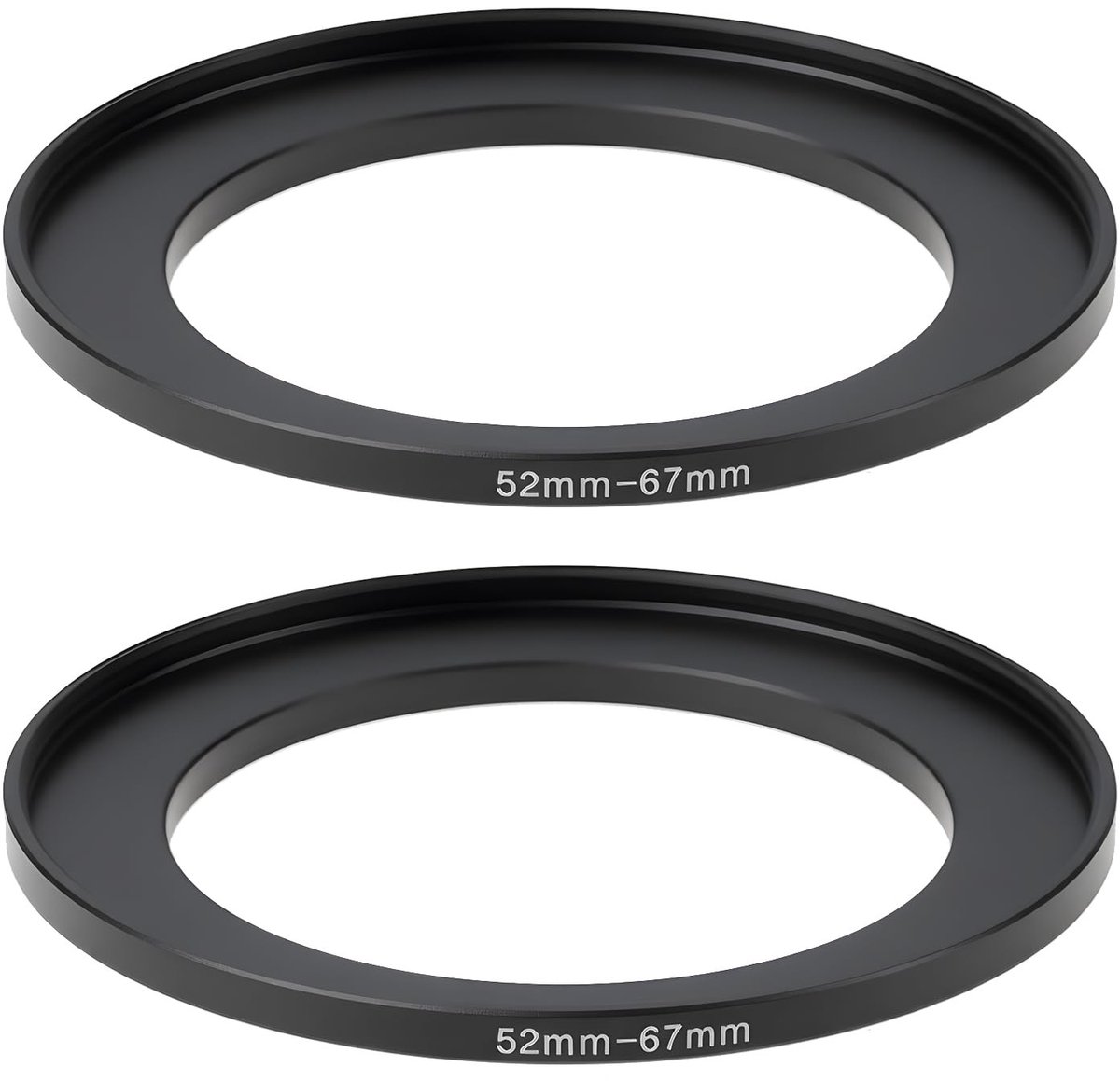 Dailygoods - 2 Stuks Step Up Camera Lens Converter Filter Adapter Ring