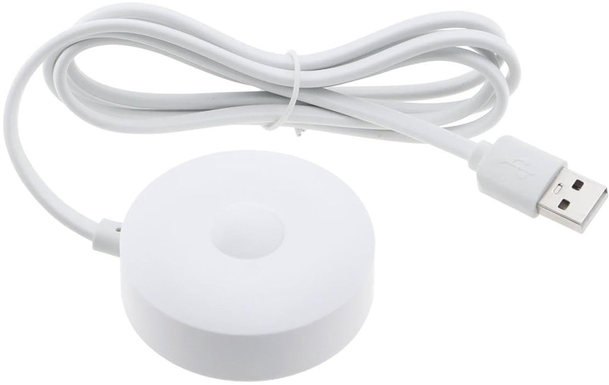 Dailygoods - USB Elektrische Tandenborstel Oplader voor Reizen Wit