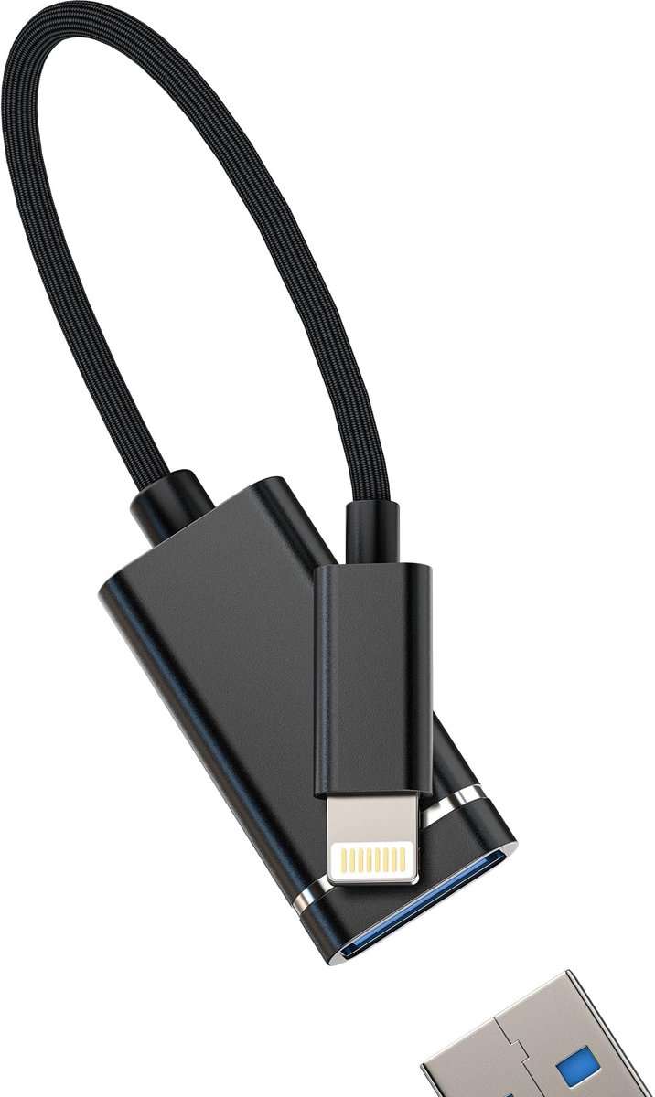 Dailygoods - Lightning naar USB OTG Adapter voor iPhone en iPad