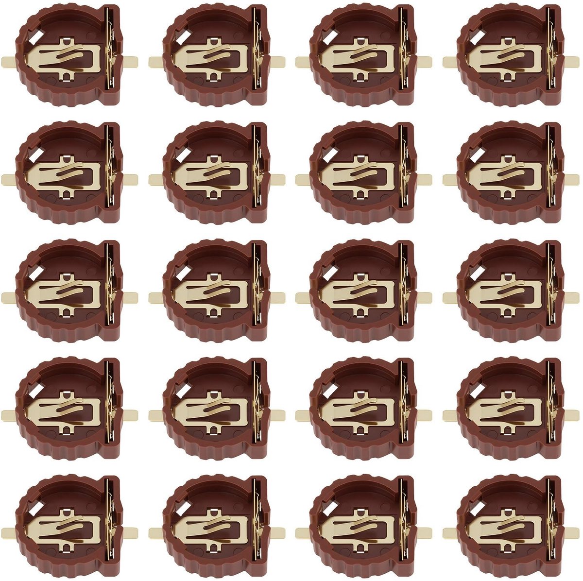 Dailygoods - 20 Stuks SMD Batterij Houder voor CR1225 en CR1220