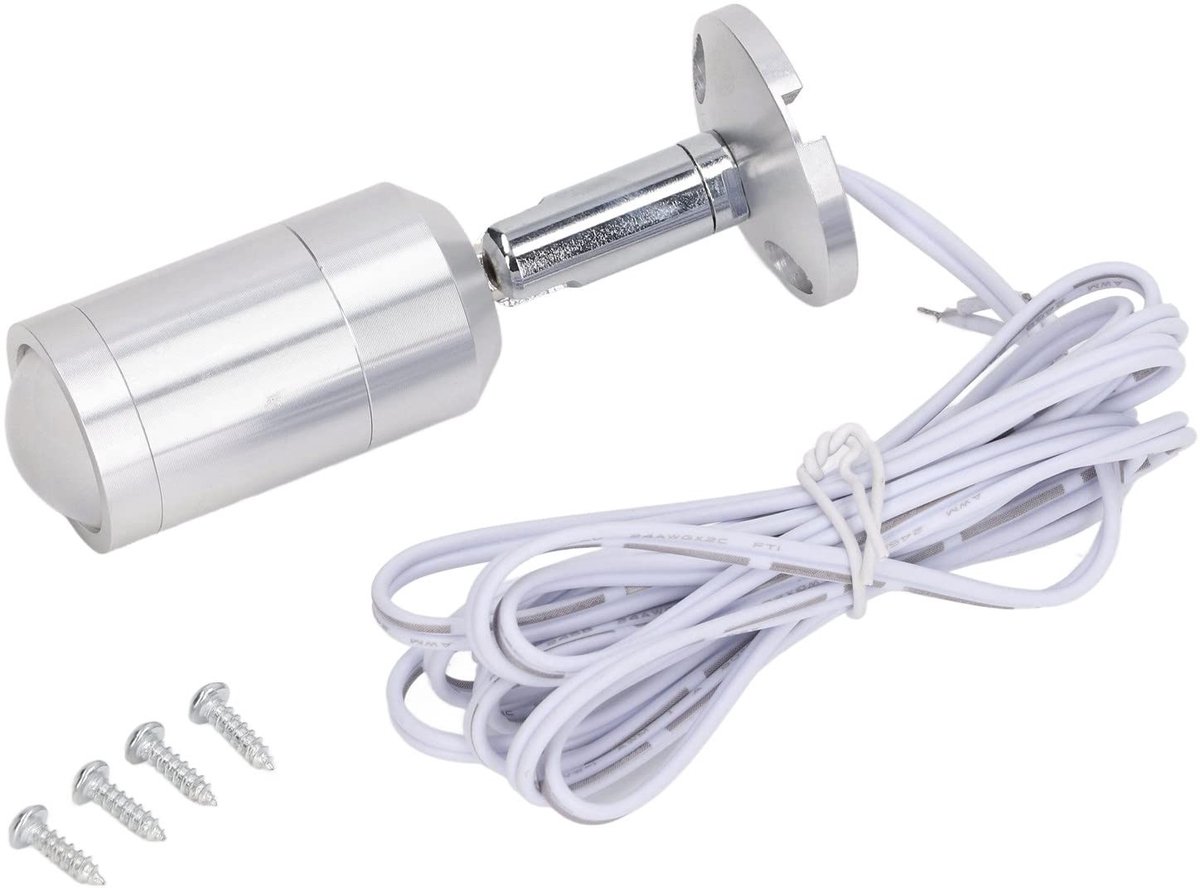Dailygoods - Mini Vitrinekastspotlamp LED met Verstelbare Hoek