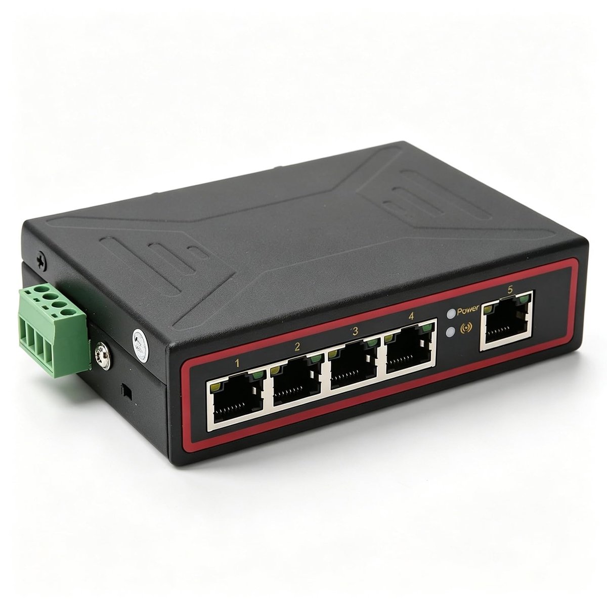 Dailygoods - 5-poorts DIN-rail Ethernet-switch met Adaptieve Poorten