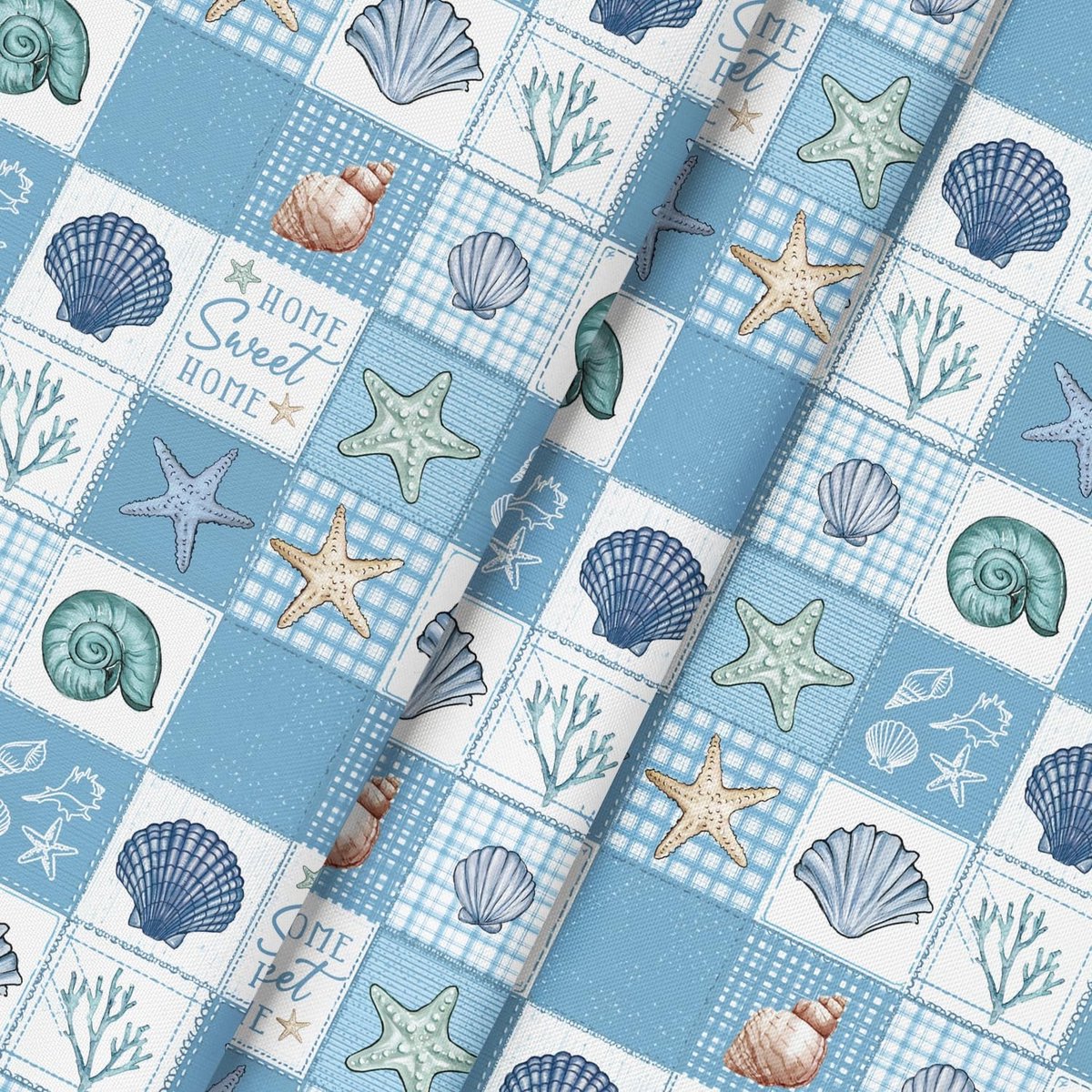 Dailygoods - Rond Tafelkleed van Polyester met Zeester Motief 140 cm