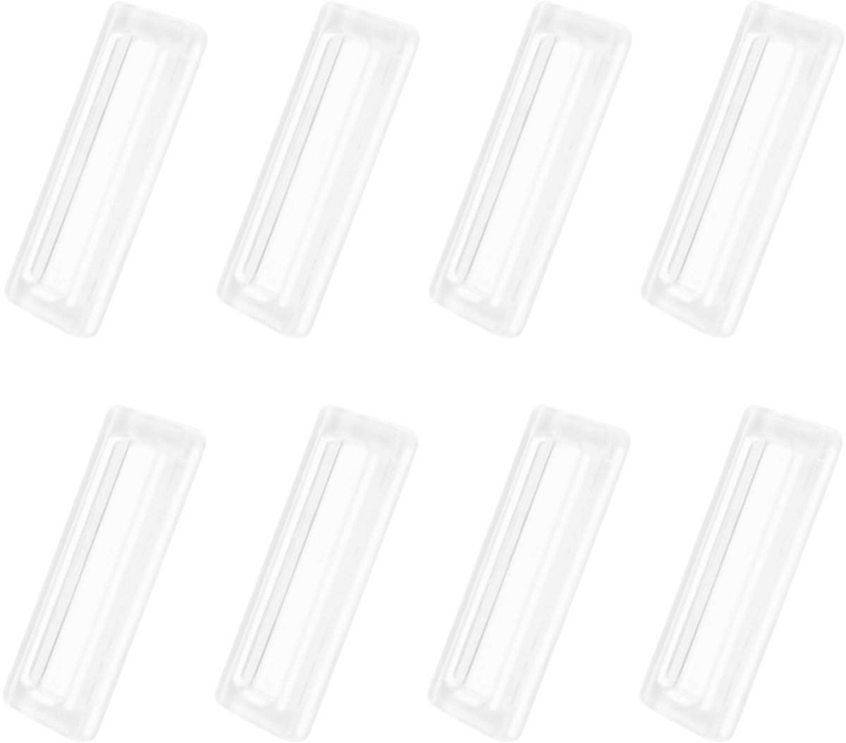 Dailygoods - 8 Stuks Doorzichtige Zelfklevende Trekjes voor Handgrepen