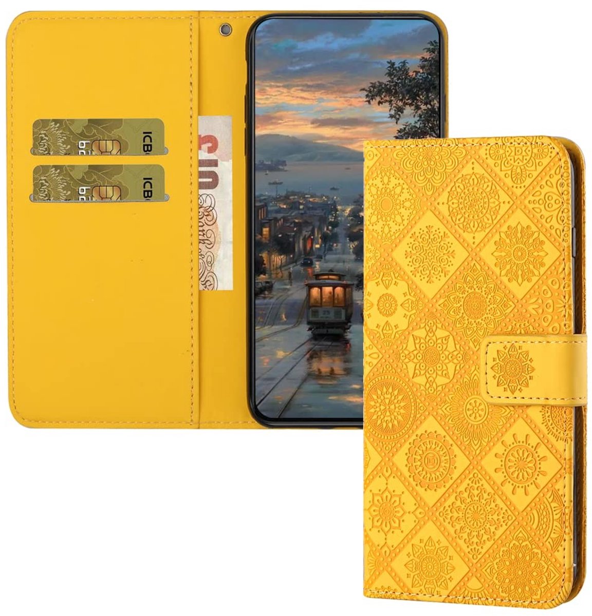 Dailygoods - Beschermhoes voor Samsung A36 5G met Kaartvak