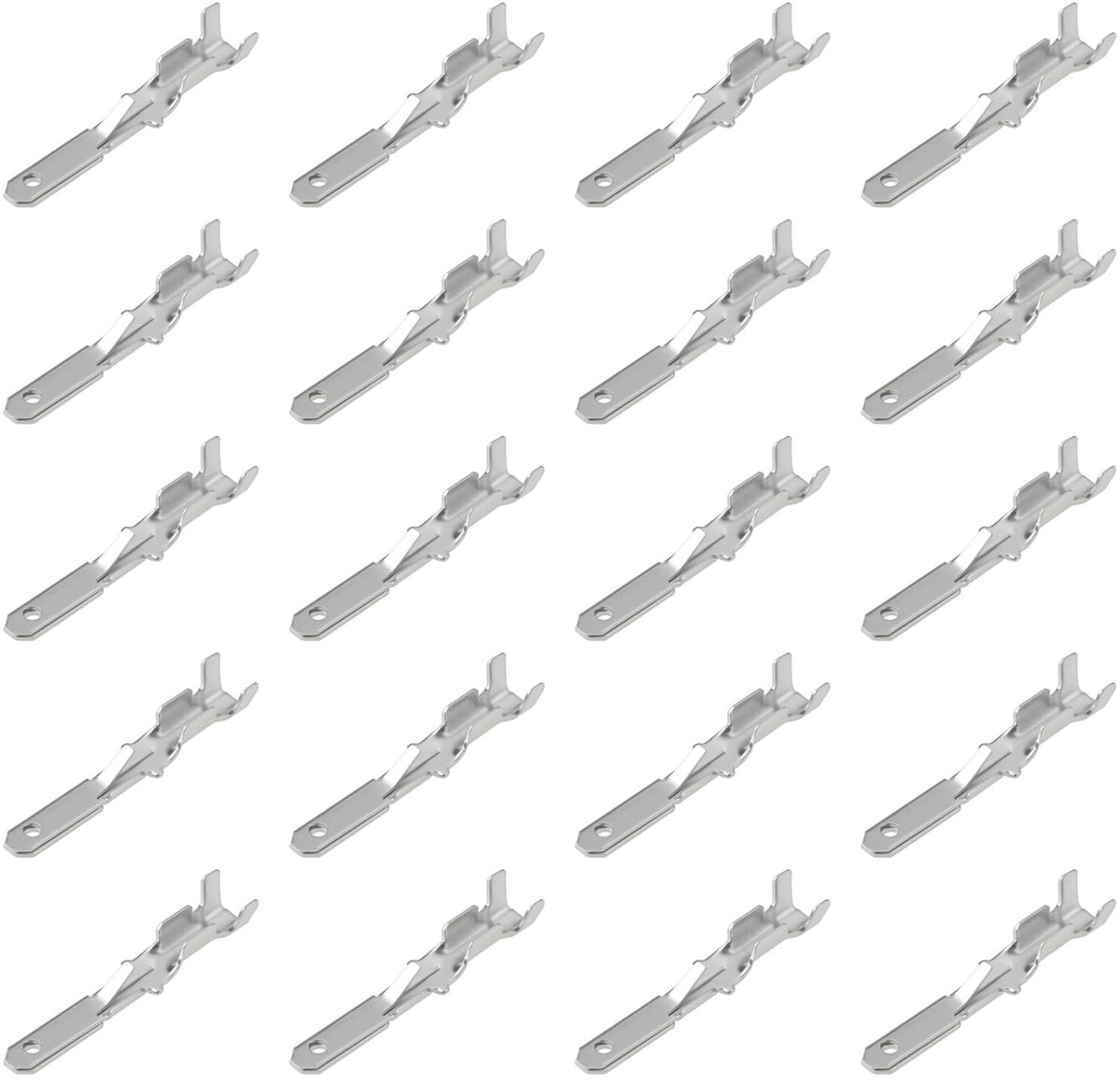 Dailygoods - 50 Stuks Auto Connector Mannelijke Socket voor ISO Speaker