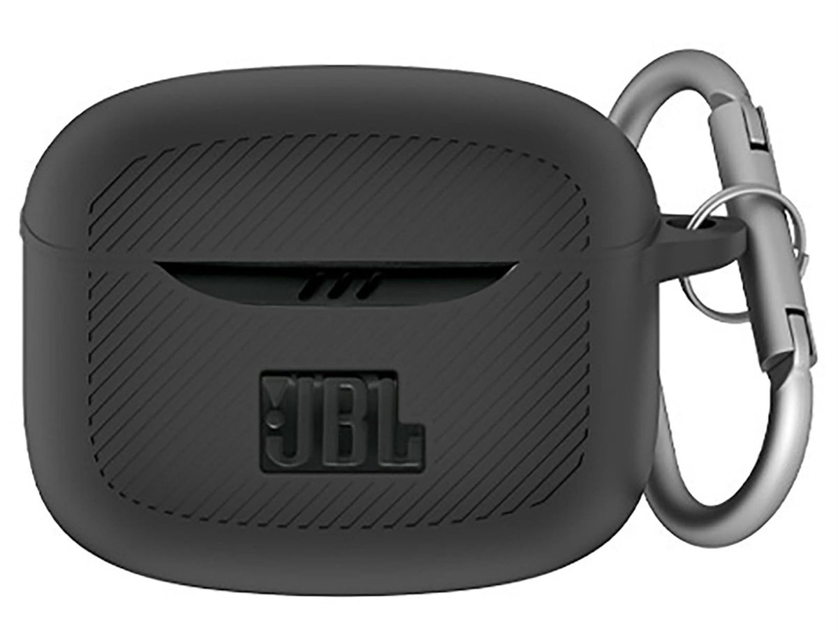 Dailygoods - Siliconen Beschermhoes voor JBL Tune Buds 2 - Zwart