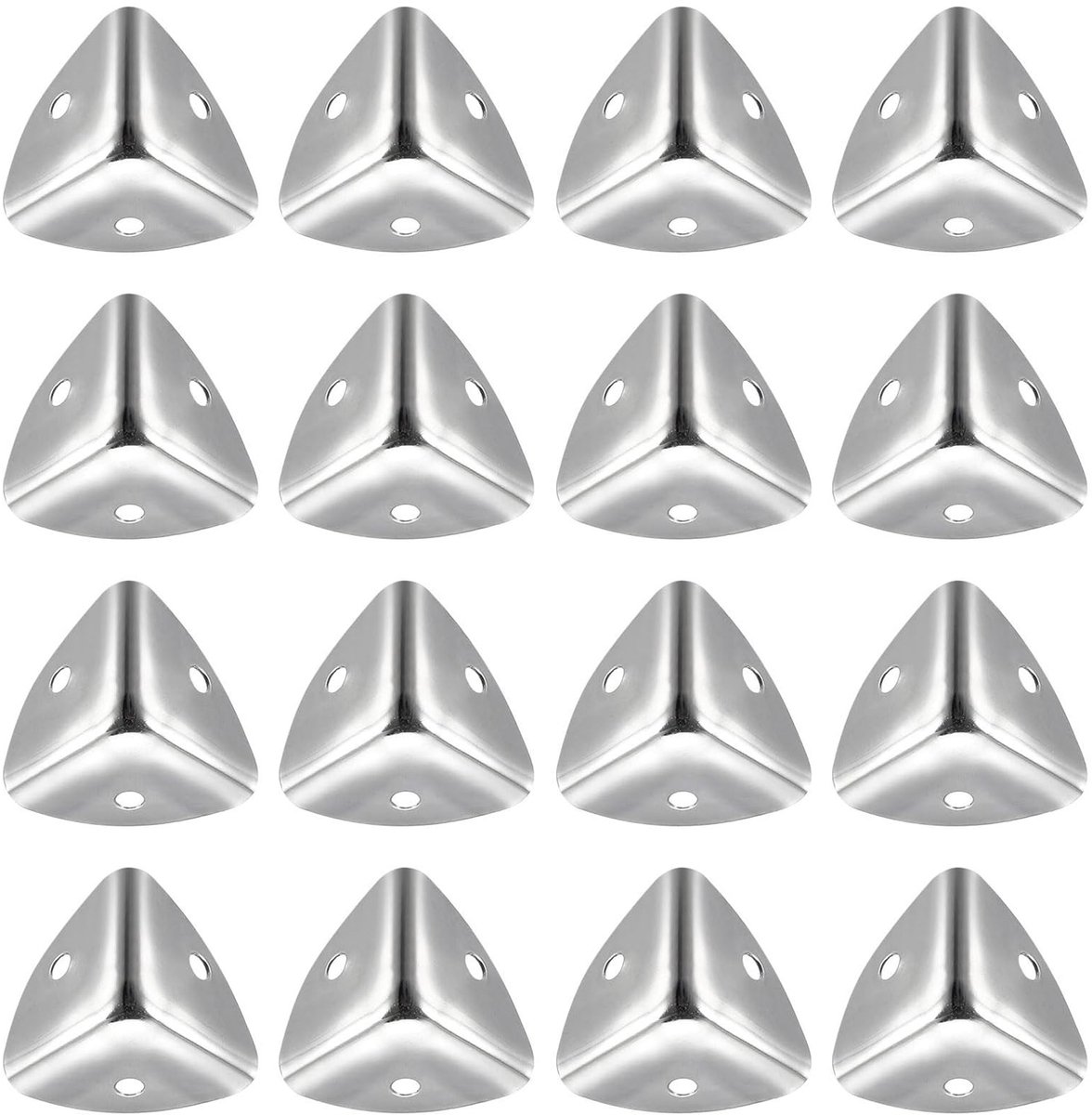 Cosensi - Dailygoods - 32 Stuks Metalen Hoekbeschermers voor Meubels en Kisten