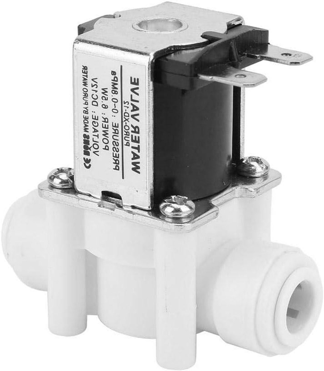 Elektrische Solenoïdeklep - Waterklep - Waterzuivering - Pure Koperen Spoel - 3/8 Inch - Koper