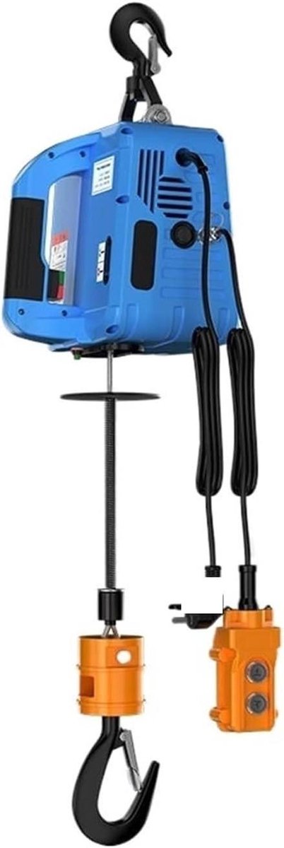 Elektrische takel - Hijslier kraan - Zwaar tillen - Draadloze afstandsbediening - 100kg 25m - Grijs