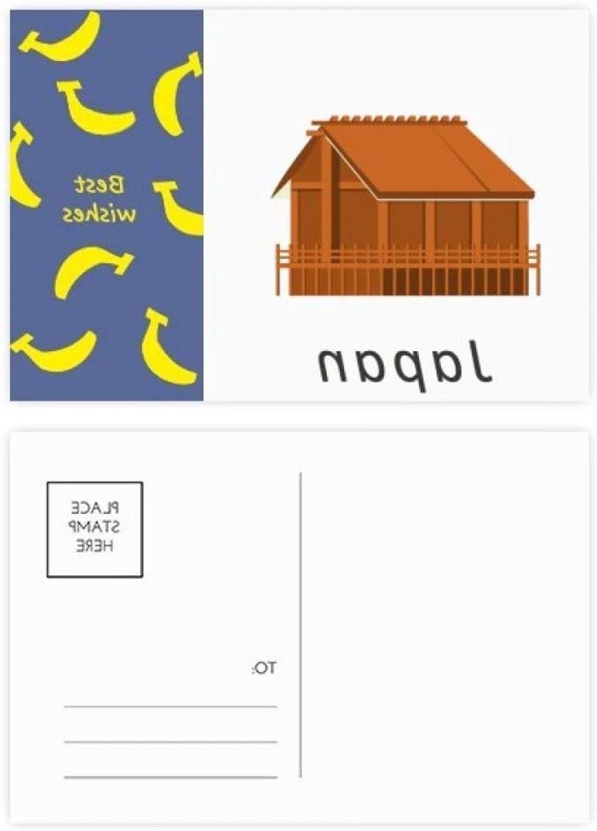 Postkaart Set - Bedankkaart Mailing - Notities Maken - Traditioneel Japans Design - 20 stuks - Multicolor