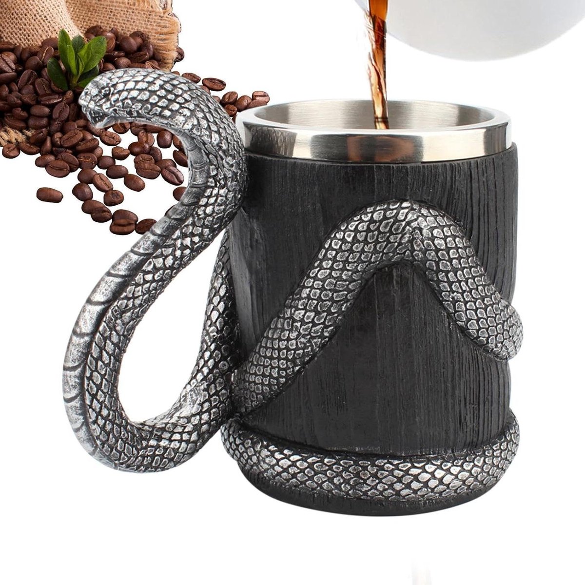 Koffiemok - Theekopje - Warme Dranken - Dubbelwandig Ontwerp - 600 ml - Uniek