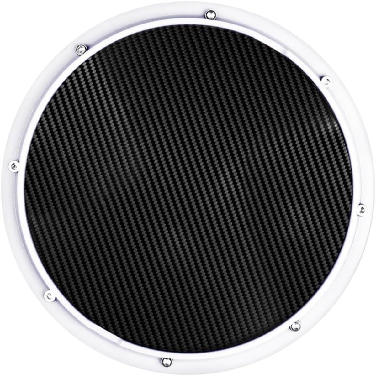 Oefen Drum Pad - Stomme Drum - Drummen Oefenen - Hoge Dichtheid Spons - 30.5cm - Wit