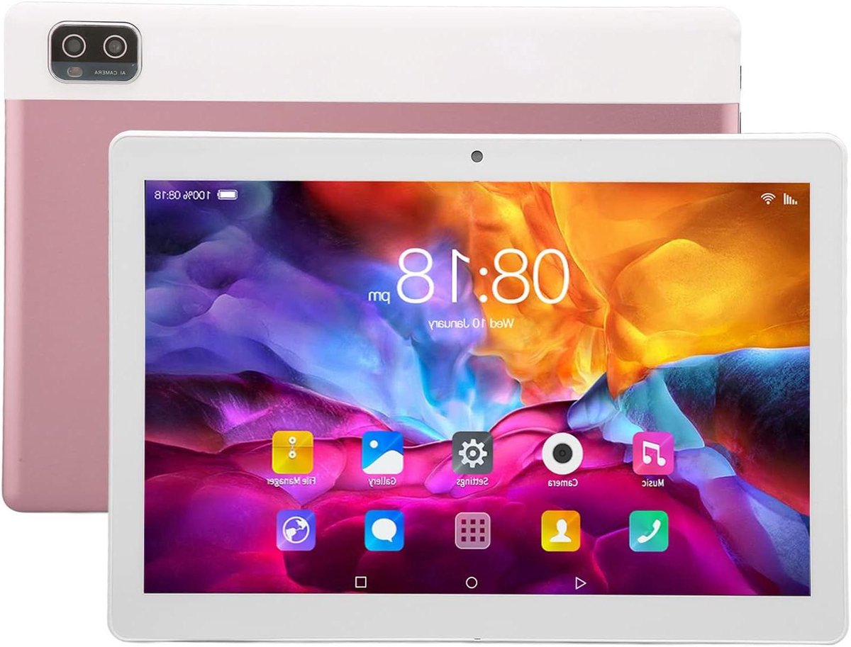 Tablet PC - 10 inch tablet - Entertainment en Werk - 10-core processor - 128GB opslag - Roségoud