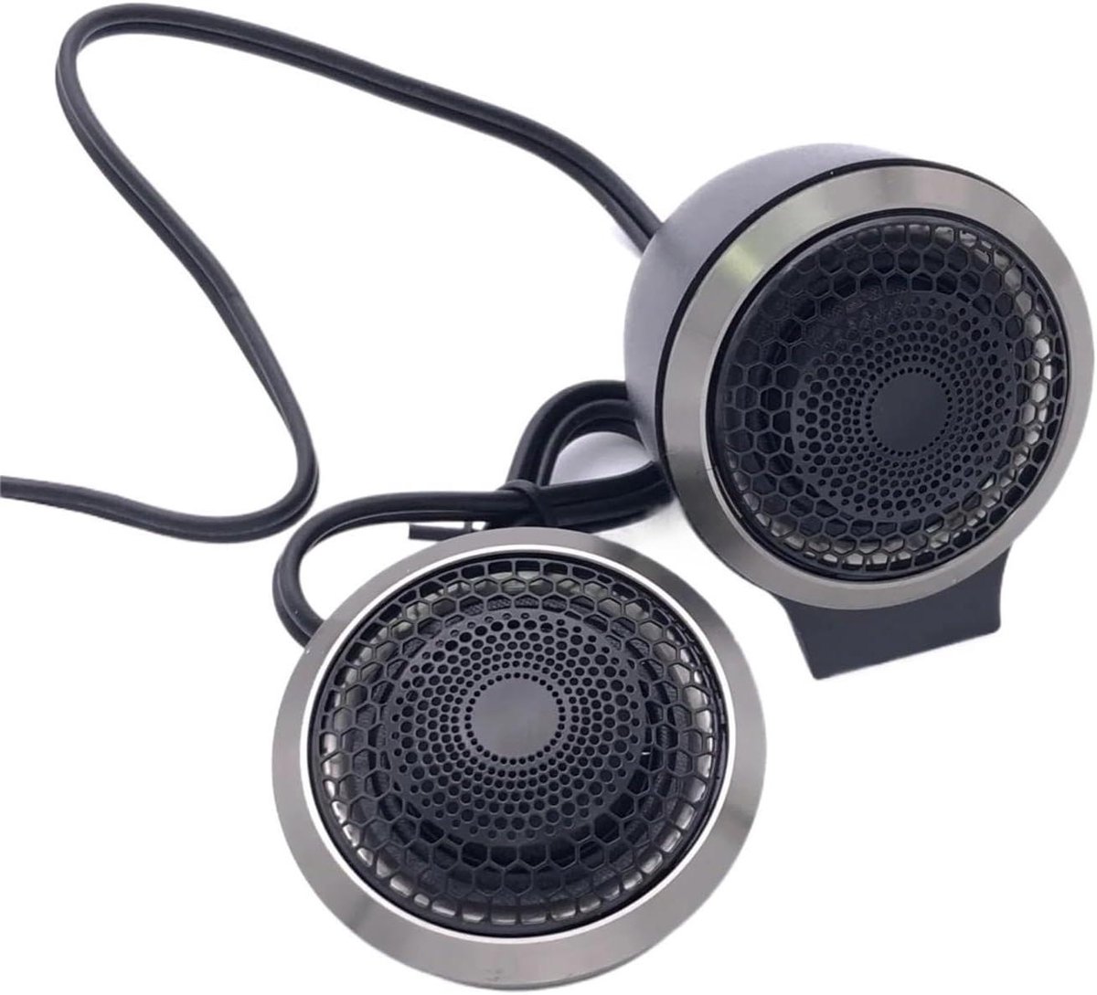 Auto Tweeters - Hifi Audio Horn - Verbeter Geluid - Hoog Vermogen - 25mm Dome - Universeel