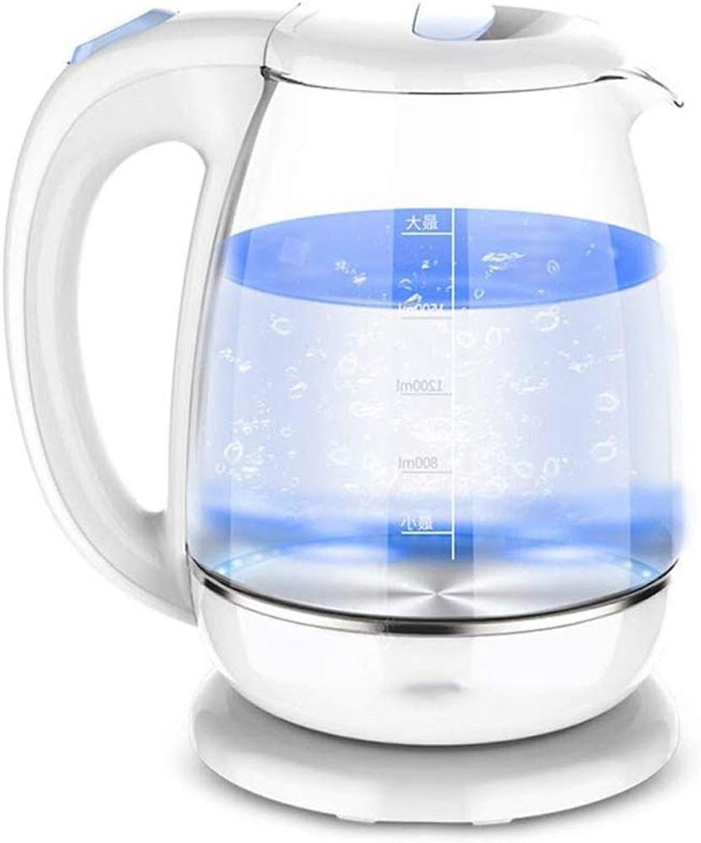 Elektrische Waterkoker Draadloze Theepot Snel Water Koken Automatische Uitschakeling 18 Liter Capaciteit Wit