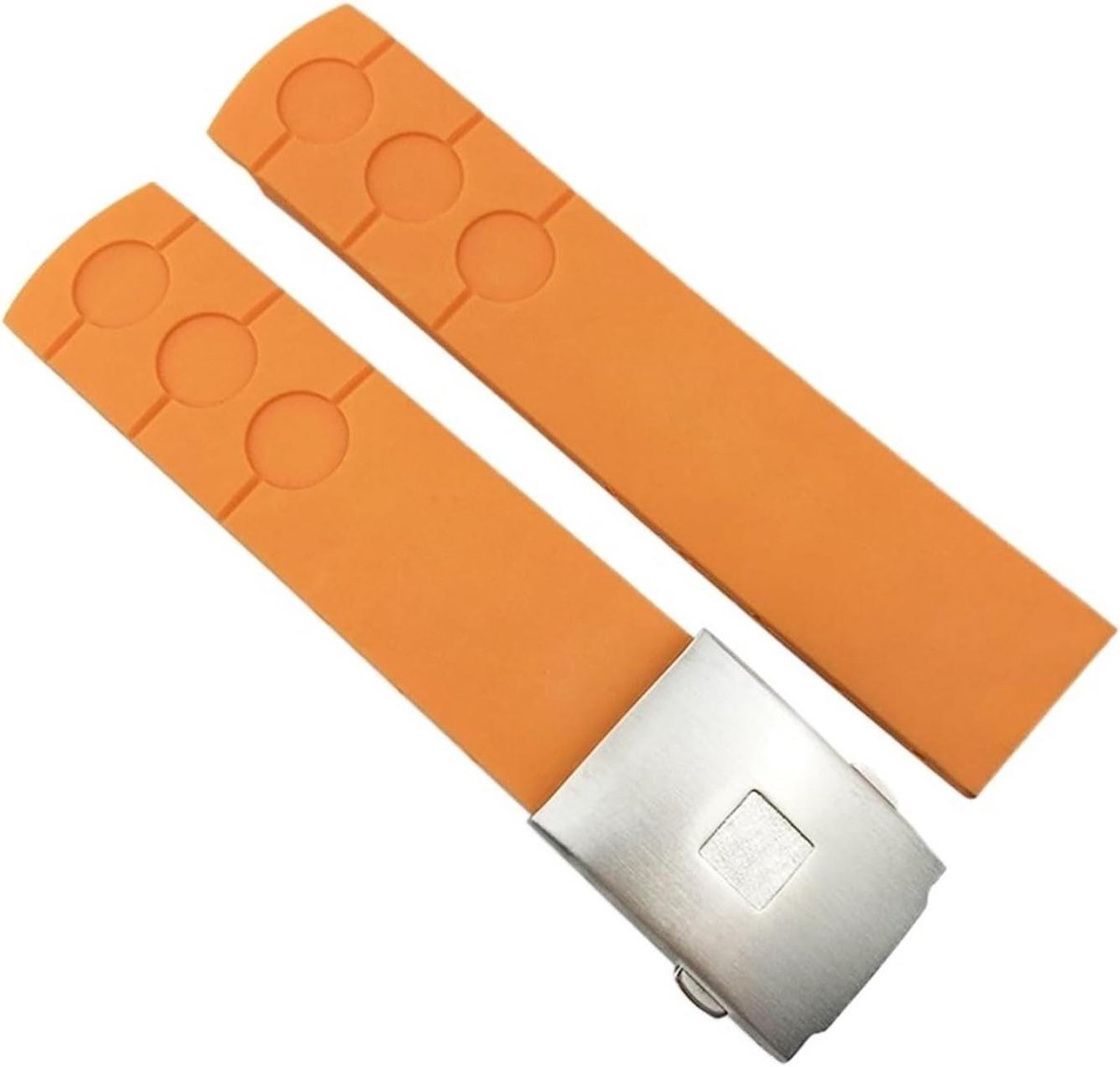 Horlogeband - Reservebandje - Dagelijks Gebruik - Waterdicht Materiaal - 20 mm - Zwart Blauw Oranje