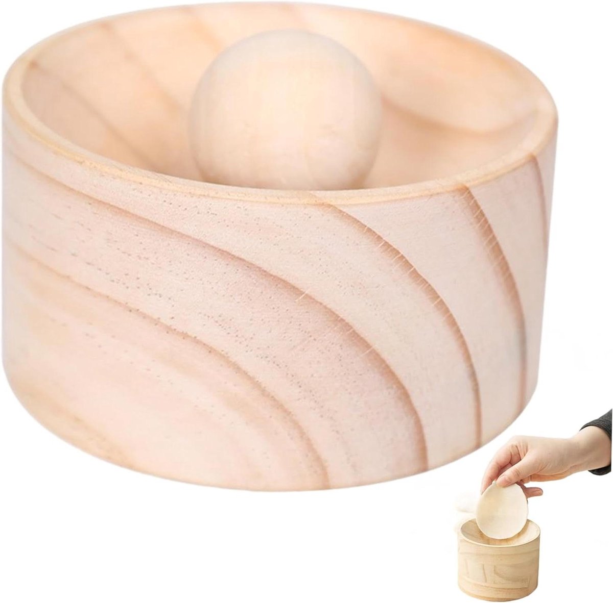 Knoedel Maker - Deegpers - Zelfgemaakte Wrappers - Uniforme Ronde Vorm - 10 x 10 x 3 cm - Beige
