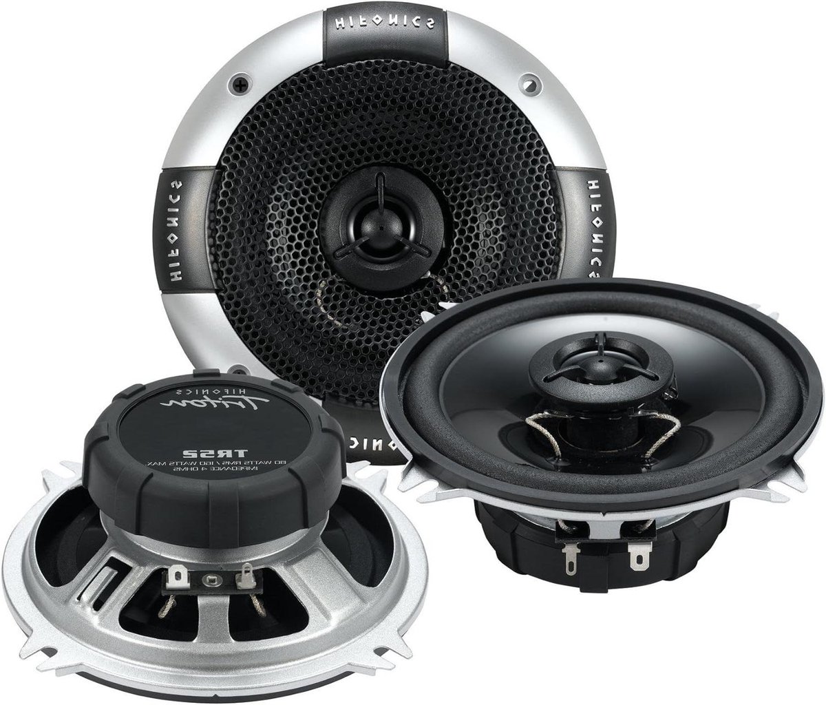 Auto Luidsprekers - Coaxiaal Systeem - Muziek Luisteren - Hoog Rendement - 13 cm - Zwart