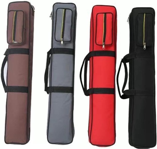 Biljartkeu Koffer - Pooltas Snooker - Biljart Accessoires - Lichtgewicht Oxford - 3x4 Keu Opslag - Blauw — afbeelding 2