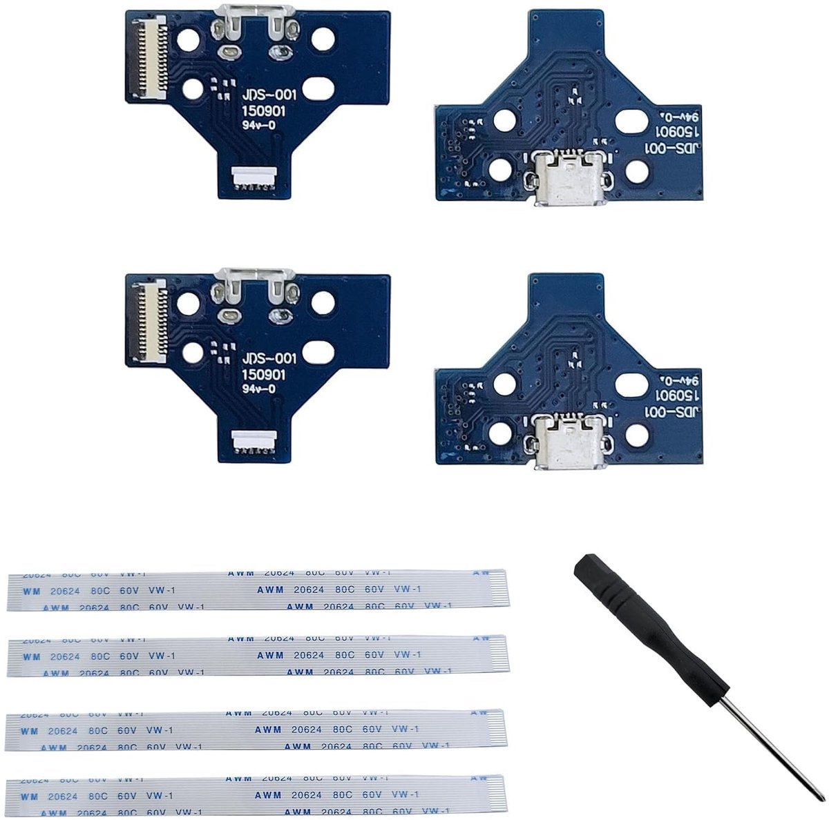 Dailygoods - Interface Board en Lint Kabel Set voor PS4 Controllers