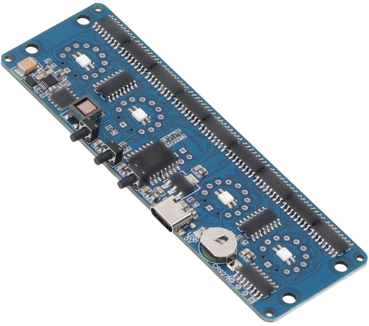 Dailygoods - Digitale Nixie Glow Clock Module met Achtergrondverlichting