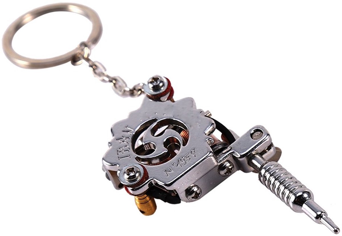 Dailygoods - Mini Tattoo Machine Sleutelhanger voor Creatieve Expressie