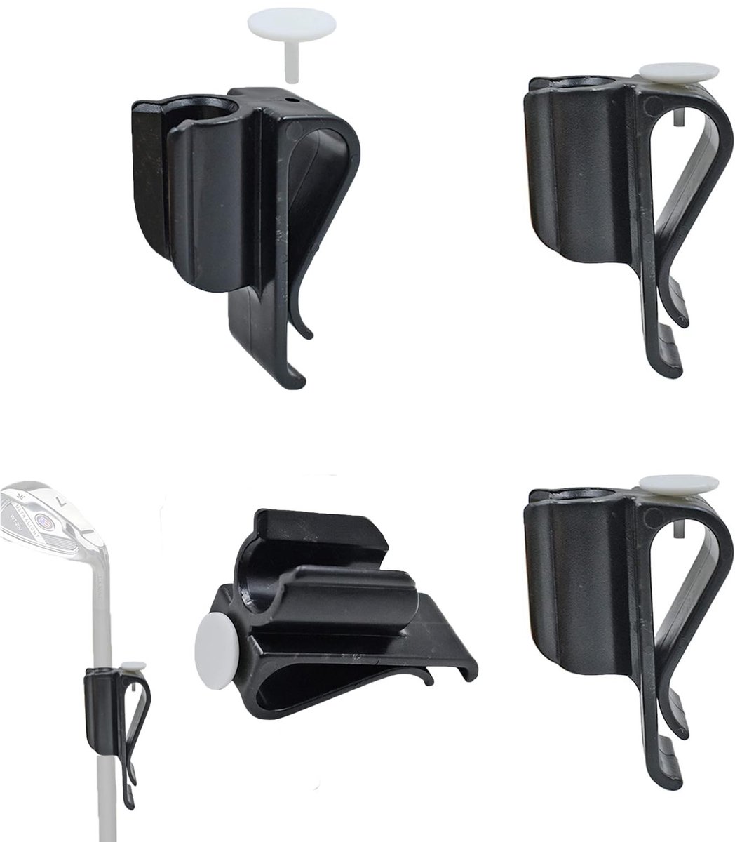 Dailygoods - Set van 4 Golf Tas Clips voor Organisatie