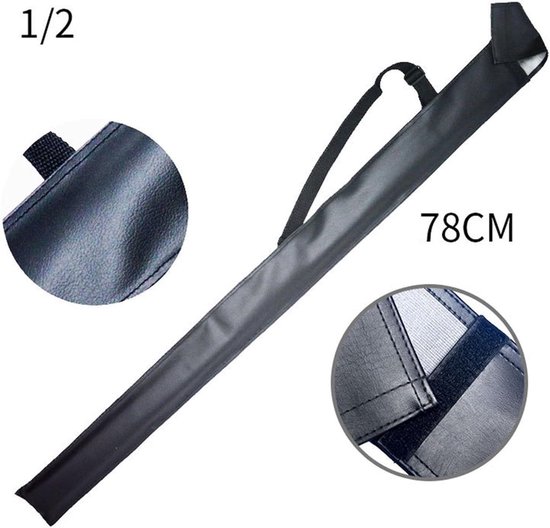 Keu Tas - Snooker Tas - Biljart Spelen - Robuuste Bescherming - 78 cm - Zwart — afbeelding 3