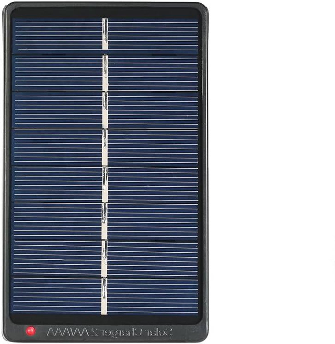 Zonne Batterijlader - Oplaadbare Accu Lader - Buiten Opladen - Milieuvriendelijk Zonne-energie - 2x AA/AAA - Zwart