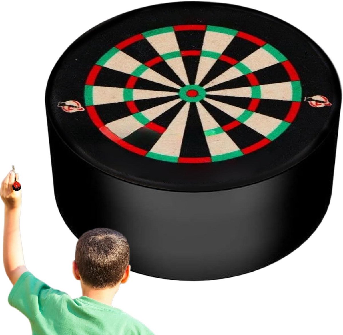 Dart Opslag - Scorebord Dartstation - Dart Spel Organisatie - Voorkomt Vluchtschade - 10 cm Diameter - Diverse Kleuren