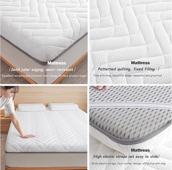 Opvouwbare Matras - Vloerbed - Logeren - Ergonomisch ontwerp - 150x200cm - 01 — afbeelding 4